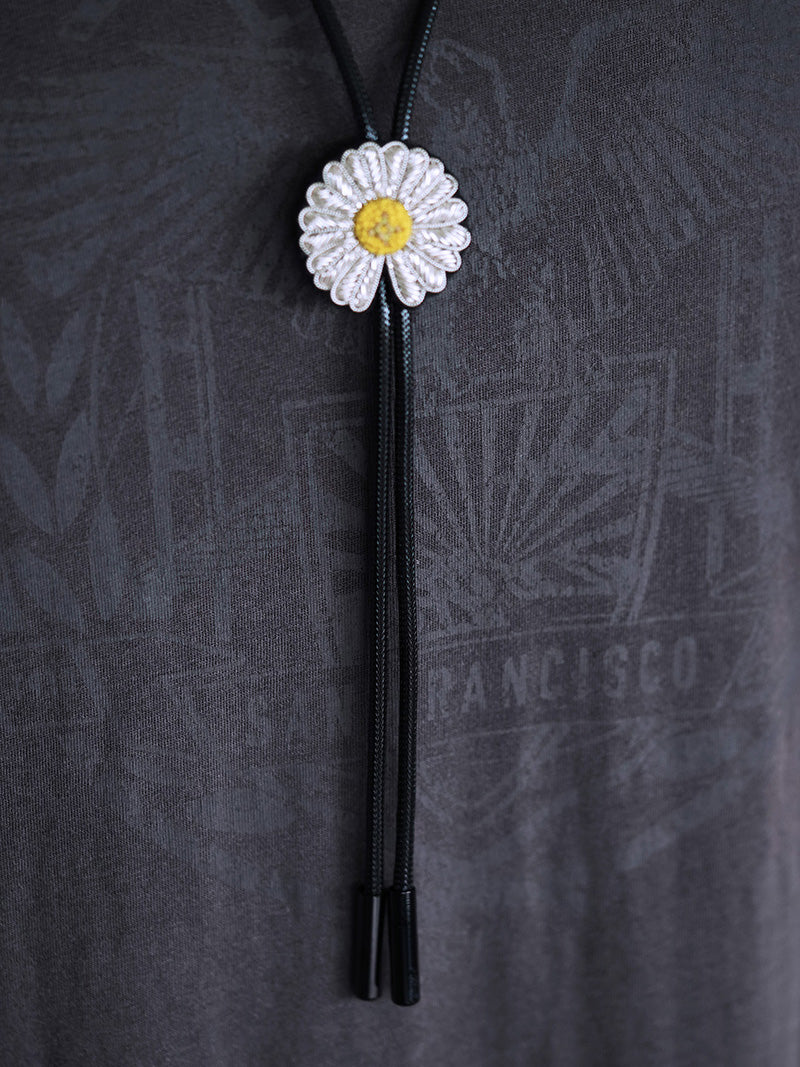 Artical Heart Daisy Bolo Tie