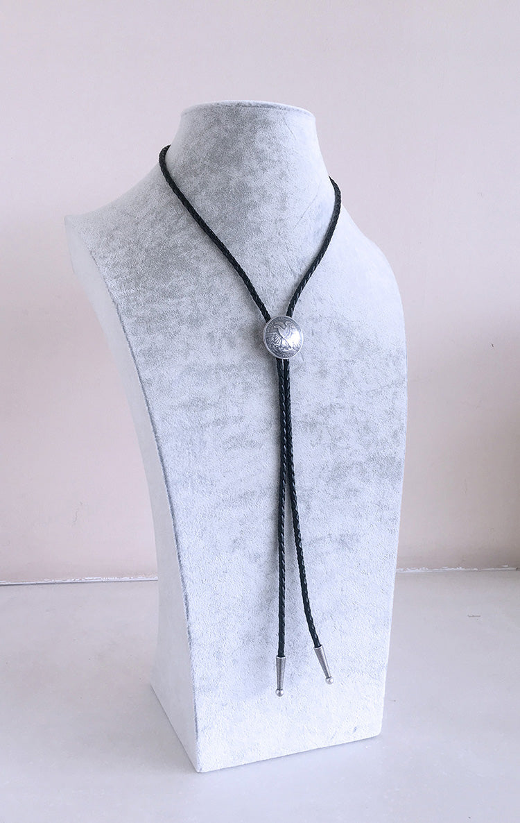 Wings of Liberty: Walking Liberty Eagle Solid Silver Coin Bolo Tie