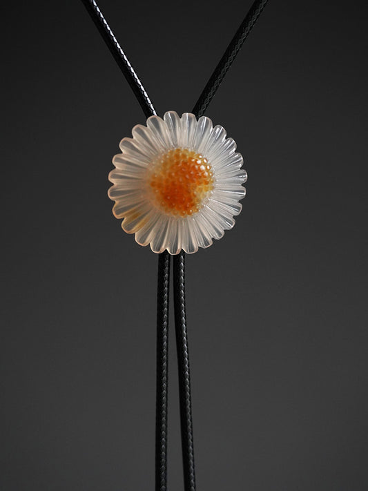 Artical Heart Daisy Bolo Tie