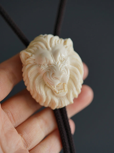 Artical Heart Lion King Bolo Tie