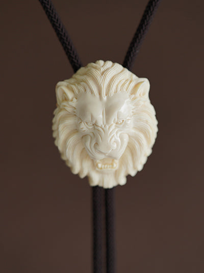 Artical Heart Lion King Bolo Tie