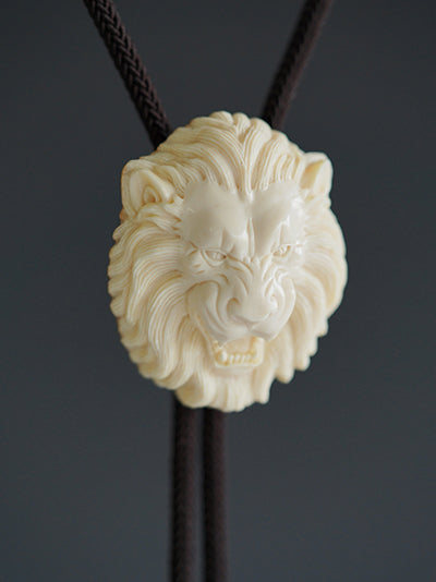 Artical Heart Lion King Bolo Tie