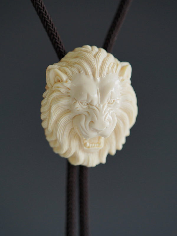 Artical Heart Lion King Bolo Tie