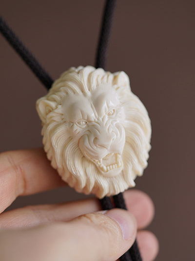 Artical Heart Lion King Bolo Tie