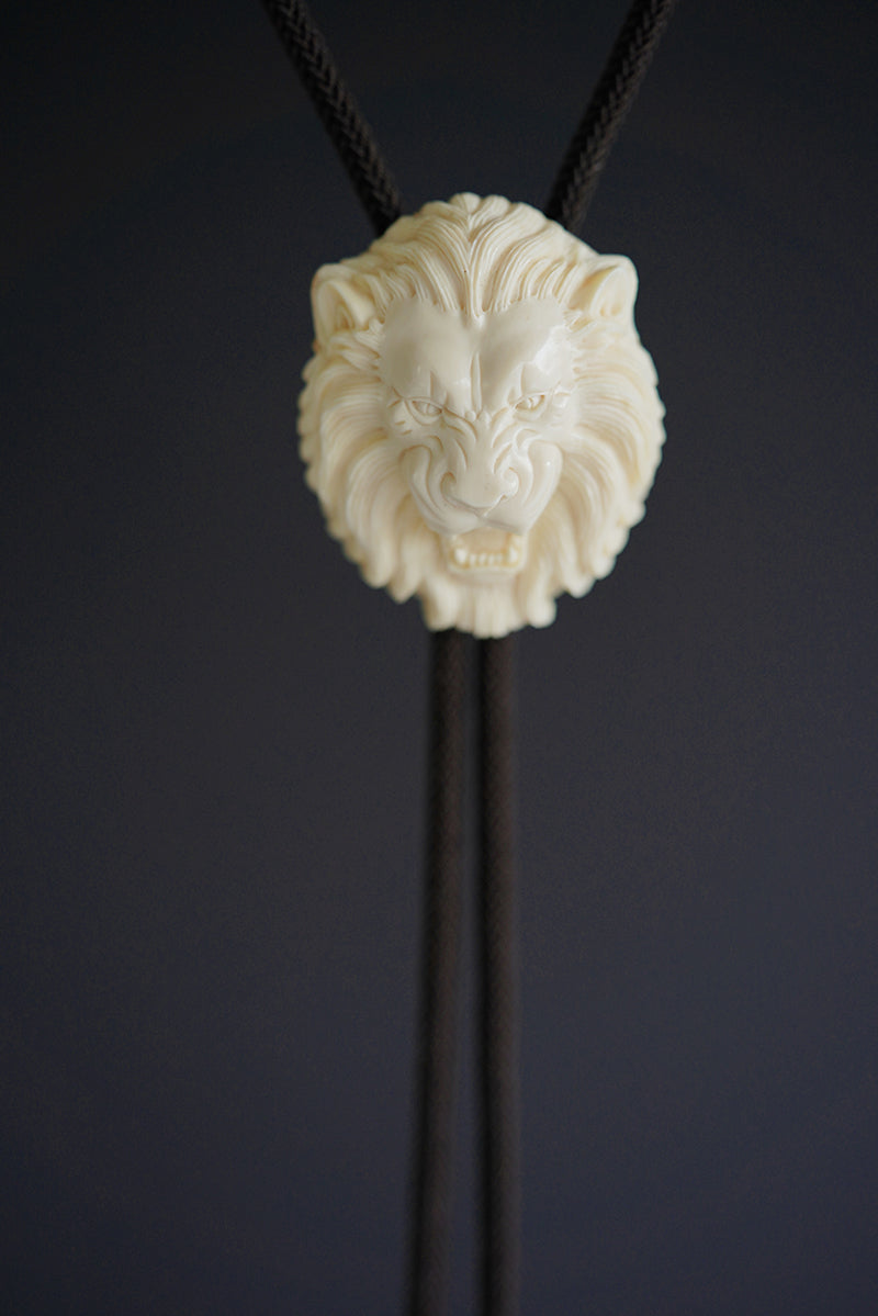 Artical Heart Lion King Bolo Tie