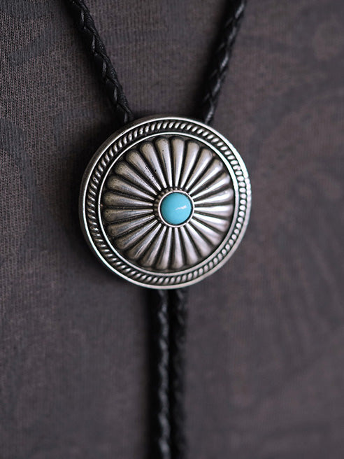 Artical Heart Chrysanth Bolo Tie