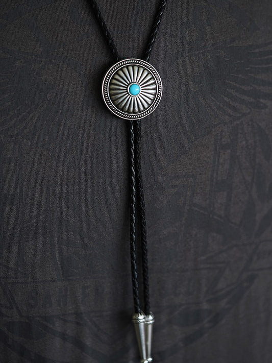 Artical Heart Chrysanth Bolo Tie