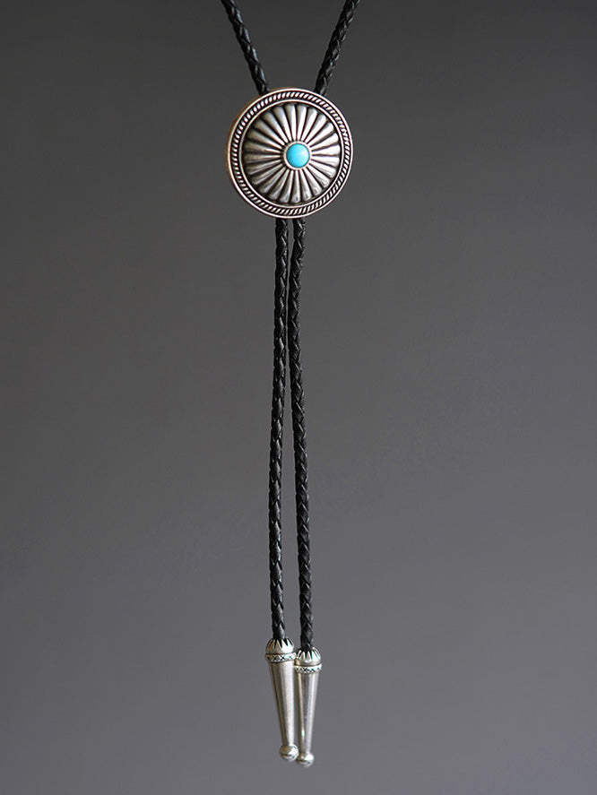 Artical Heart Chrysanth Bolo Tie