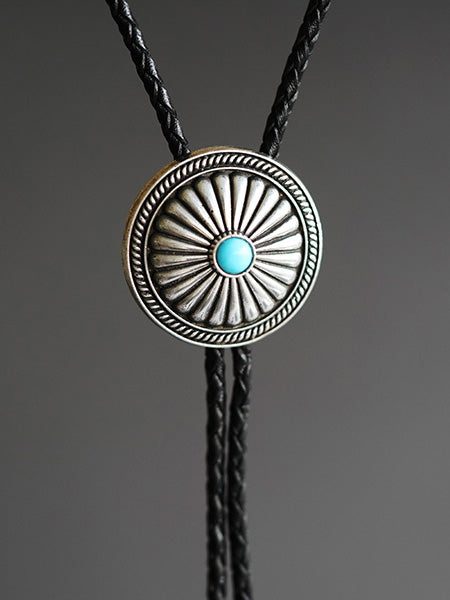 Artical Heart Chrysanth Bolo Tie