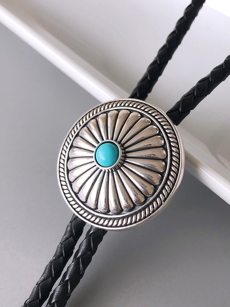 Artical Heart Chrysanth Bolo Tie