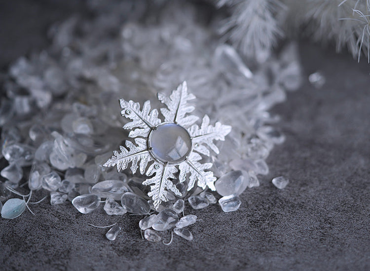 Natural Gemstone Brooches