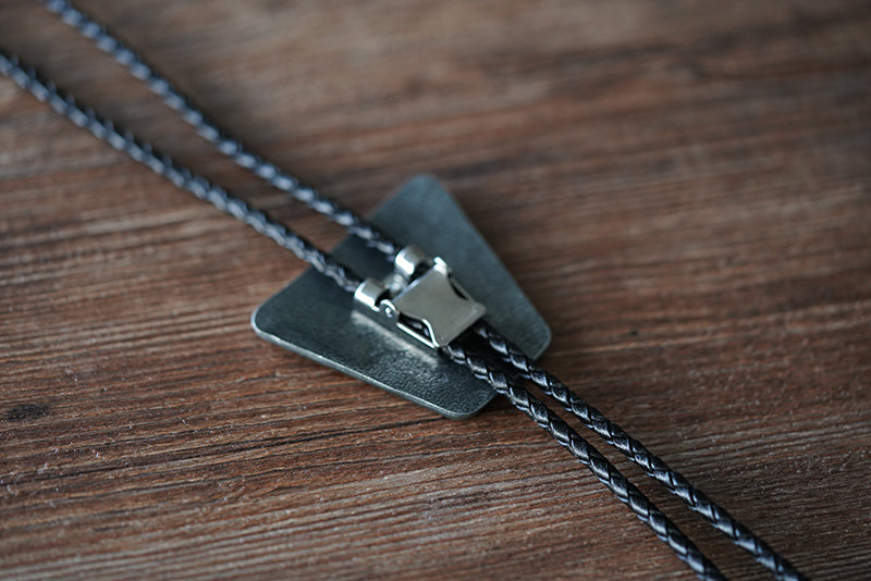 The Cosmic Eye: Navajo Tribal Geometry Geometric Bolo Tie