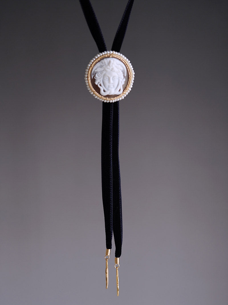 Artical Heart Medusa Bolo Tie