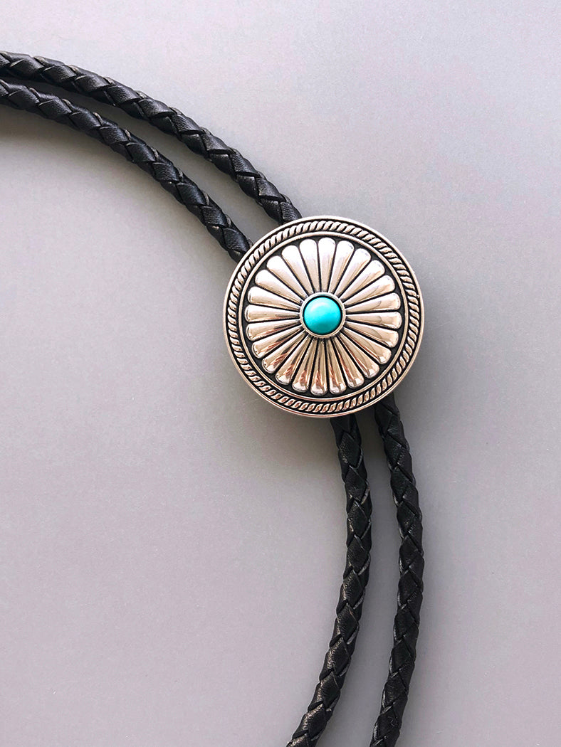 Artical Heart Chrysanth Bolo Tie