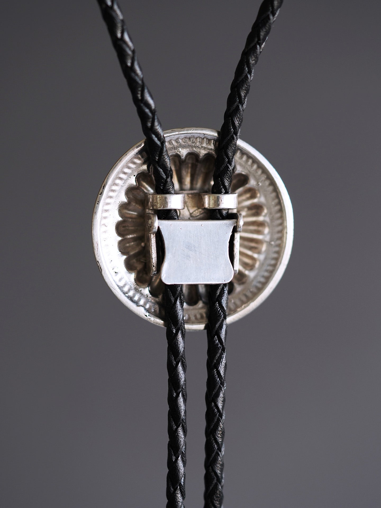 The Solar Medallion · S999 Fine Silver South Red Agate Bolo Tie