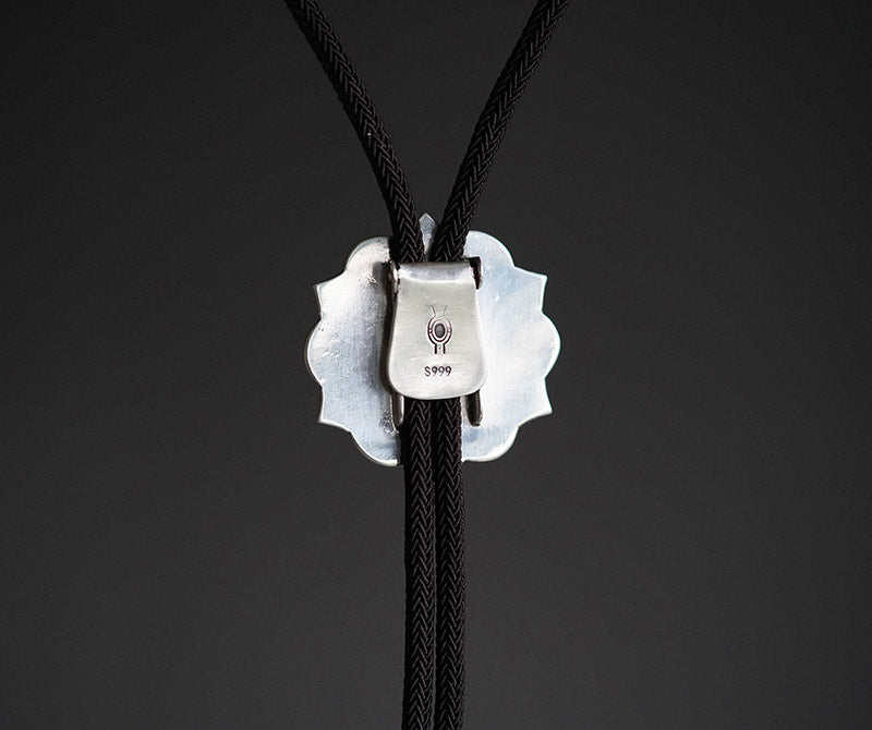 My Store “Six Word Proverbs” S999 Silver with Amethyst Bolo Tie