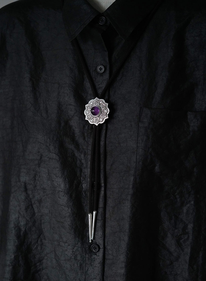 My Store “Six Word Proverbs” S999 Silver with Amethyst Bolo Tie