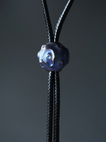 Artical Heart Meteorite Planet Bolo Tie