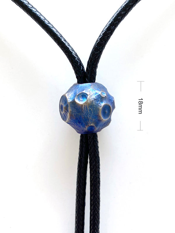 Artical Heart Meteorite Planet Bolo Tie