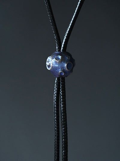 Artical Heart Meteorite Planet Bolo Tie